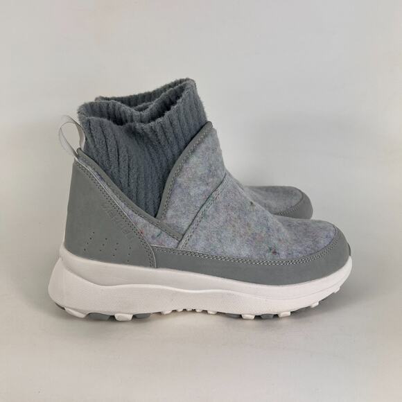 Merrell Cloud Renew Bluff snow boots women's size 6.5 grey blue comfort sneakers - Picture 2 of 11